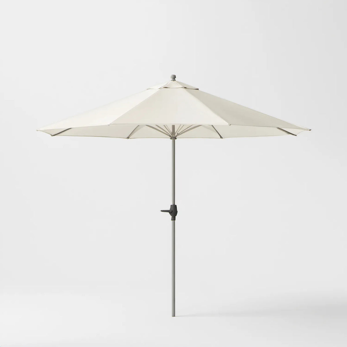 Kremowy ośmiokątny parasol ogrodowy 300 cm z aluminium i poliestru