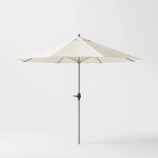 Kremowy ośmiokątny parasol ogrodowy 300 cm z aluminium i poliestru